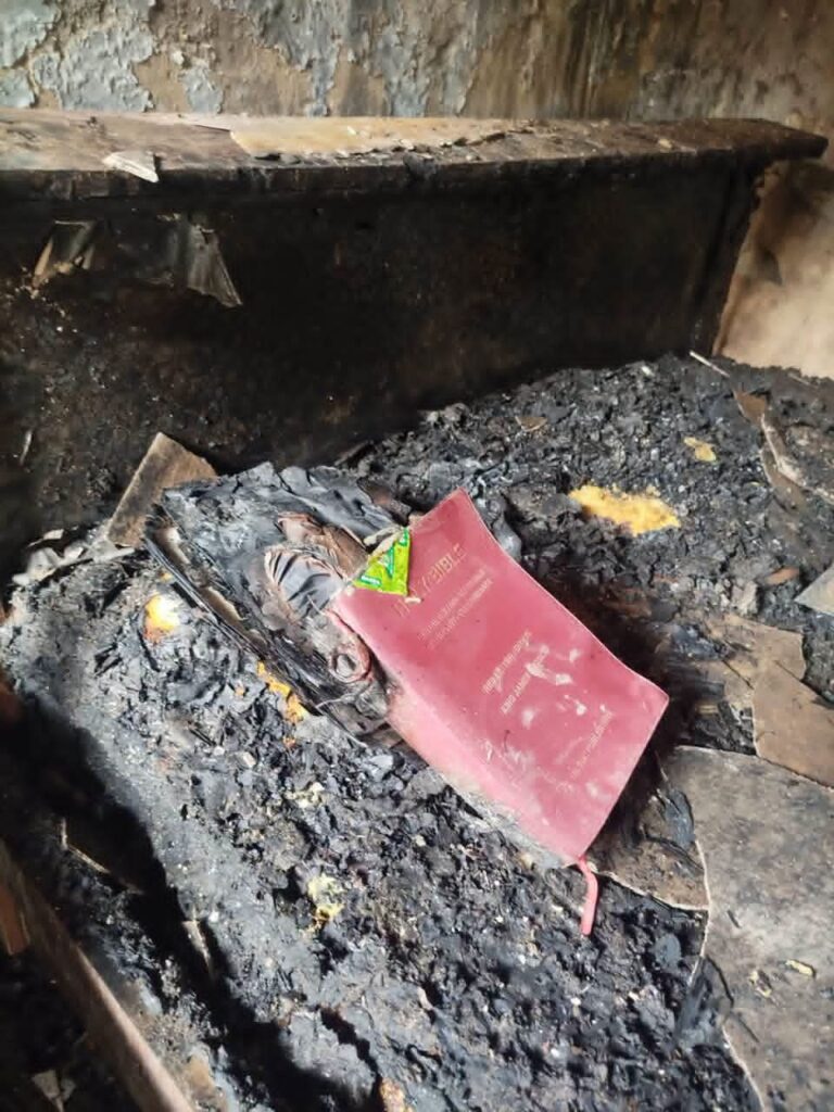 Journalist Escapes Death as Fire Consumes Abuja Apartment, Bible Survives